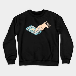 Touch Screen Crewneck Sweatshirt